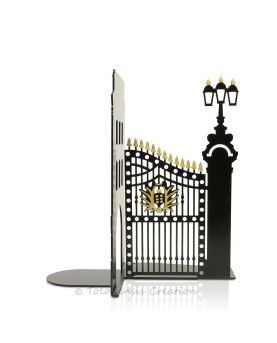 Fermalibri Buckingham Palace Grilles. Modello dritto. Altezza 19 cm
