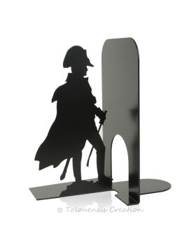 Napoleon in front of his troops in 1806. Created in laser-cut steel