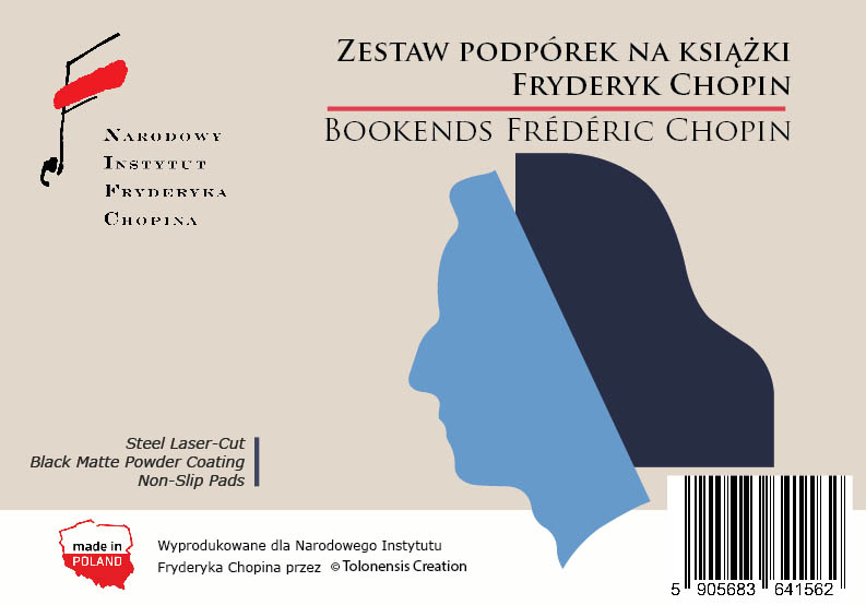 Étiquette des serre-livres Frédéric Chopin